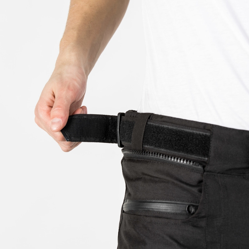 Pantaloni da moto neri Rebelhorn Borg Saldi