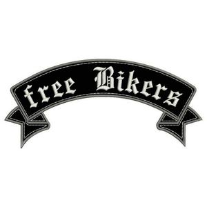 Top con nastro Biker Patch Free