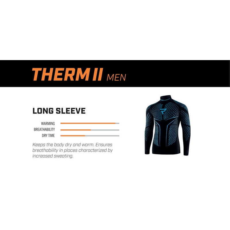 Camicia termica Rebelhorn Therm II nero-blu