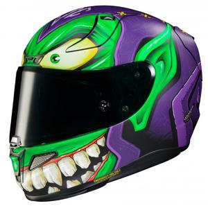 Casco moto integrale HJC RPHA 11 Green Goblin MC48SF verde-viola Saldi