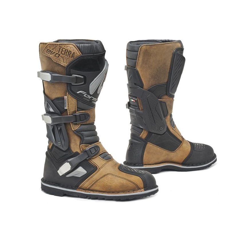 Stivali da moto Forma Terra Evo WP marrone