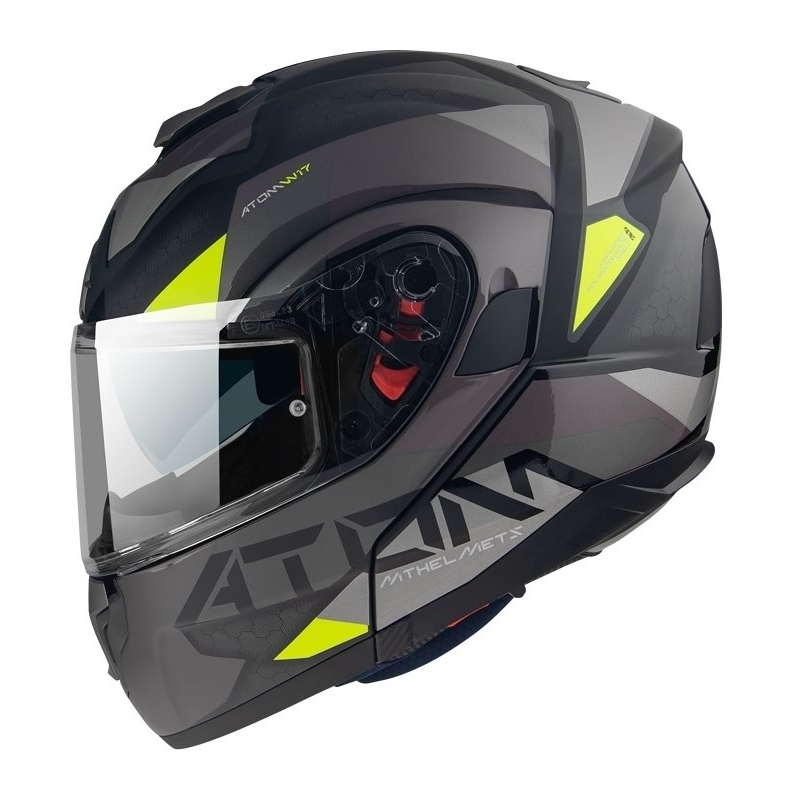 Vyklápěcí přilba na motorku MT Atom SV W17 B2 šedá