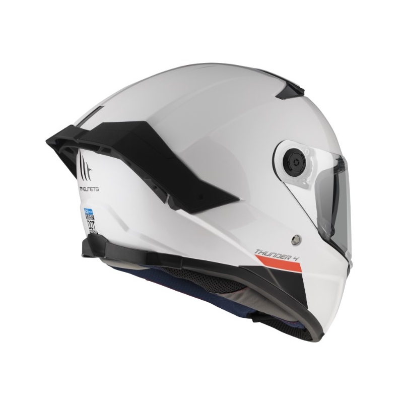Casco integrale da moto MT FF118SV Thunder 4 SV bianco perla
