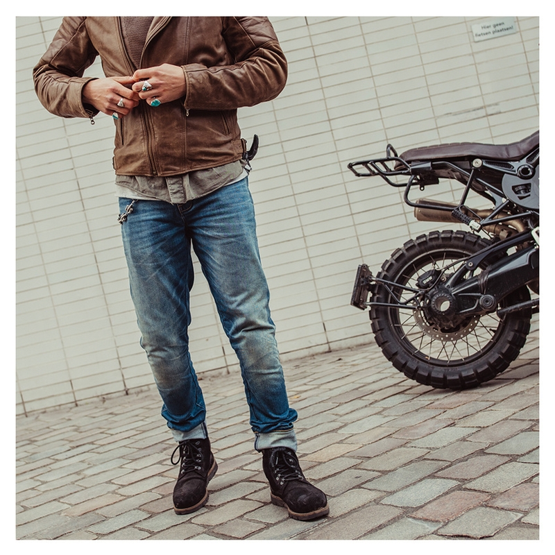 Jeans moto Revit Carlin SK blu esteso