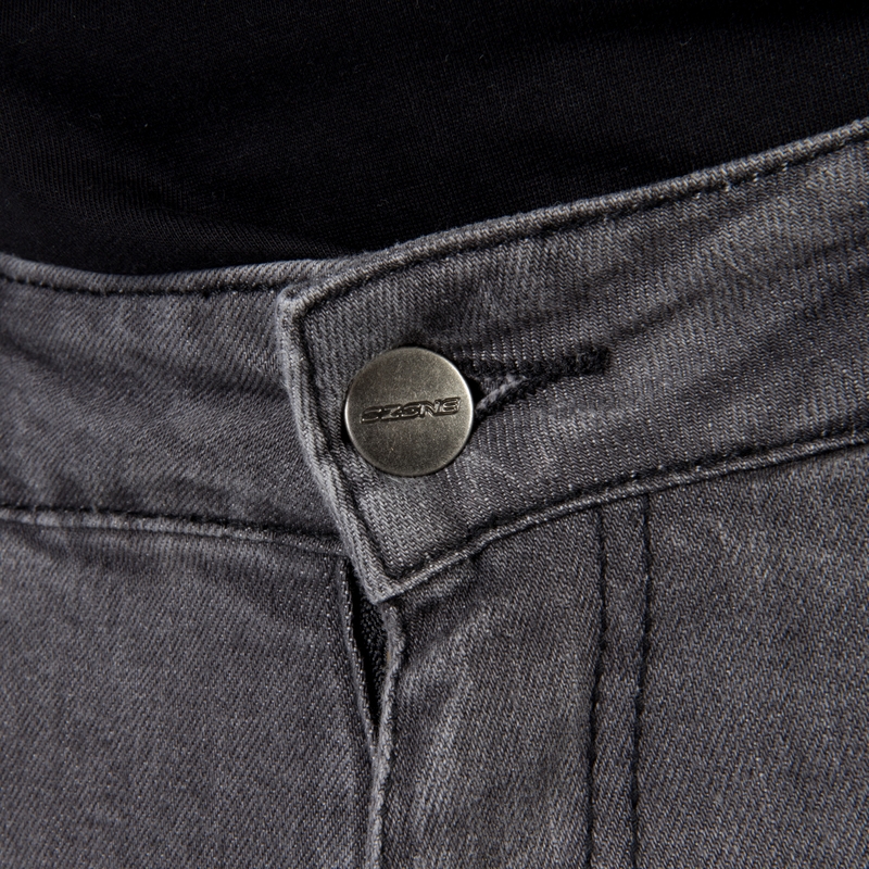 Jeans da moto Ozone Rusty lavati neri Saldi