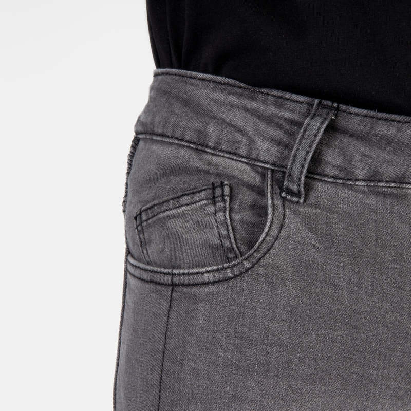Jeans da moto Ozone Rusty lavati neri Saldi