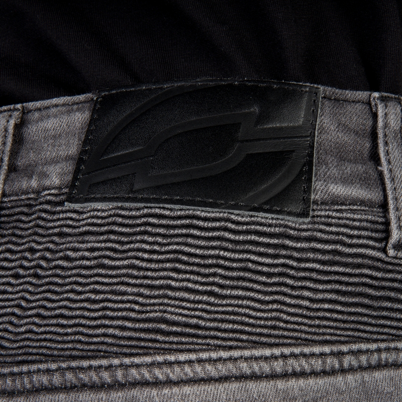 Jeans da moto Ozone Rusty lavati neri Saldi