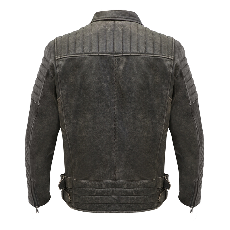 Giacca da moto marrone vintage BROGER Ohio Saldi
