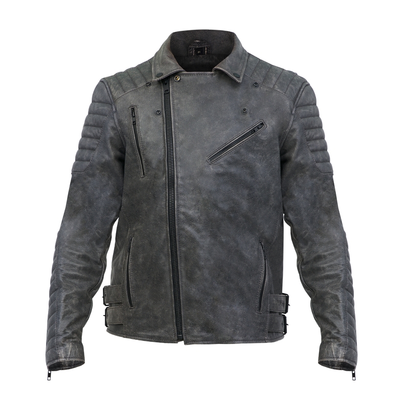 Giacca da moto BROGER Ohio Vintage grigio Saldi