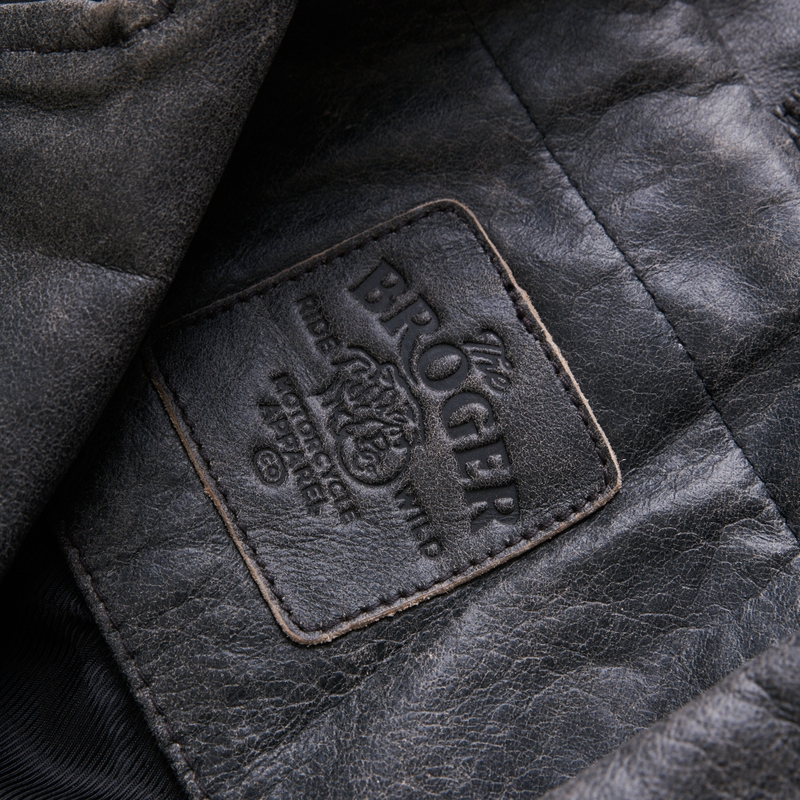 Giacca da moto BROGER Ohio Vintage grigio Saldi