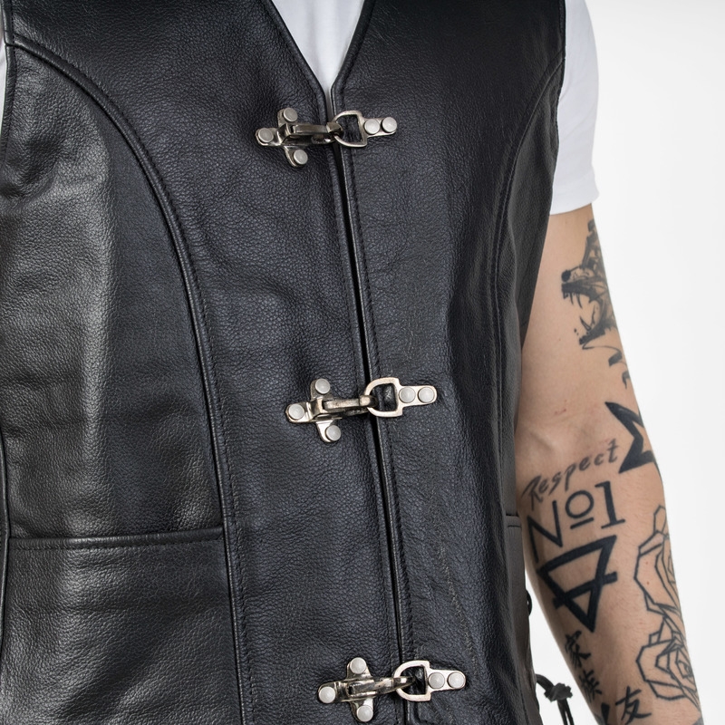 Gilet da motociclista Ozone Rino nero