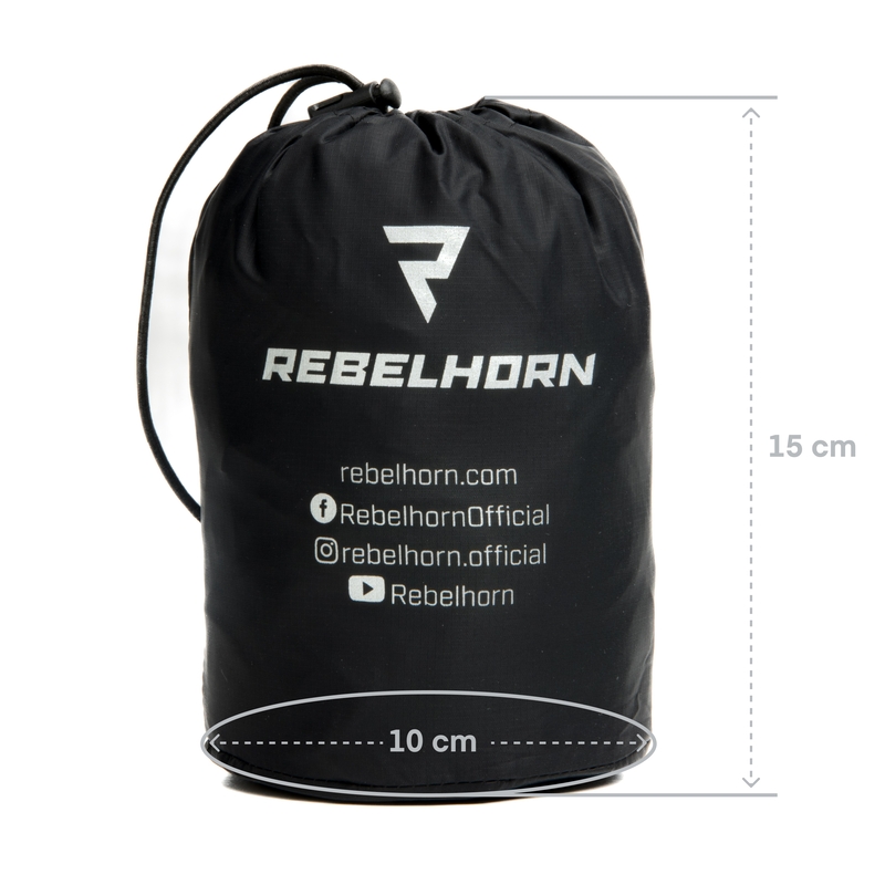 Pantaloni antipioggia Rebelhorn Horizon Nero Saldi