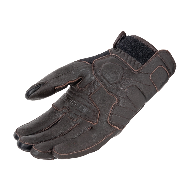 Guanti da moto Rebelhorn Impala marrone Saldi