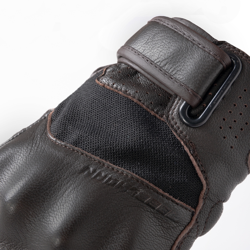 Guanti da moto Rebelhorn Impala marrone Saldi