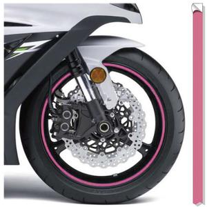 Nastro riflettente sul bordo Stampa rosa