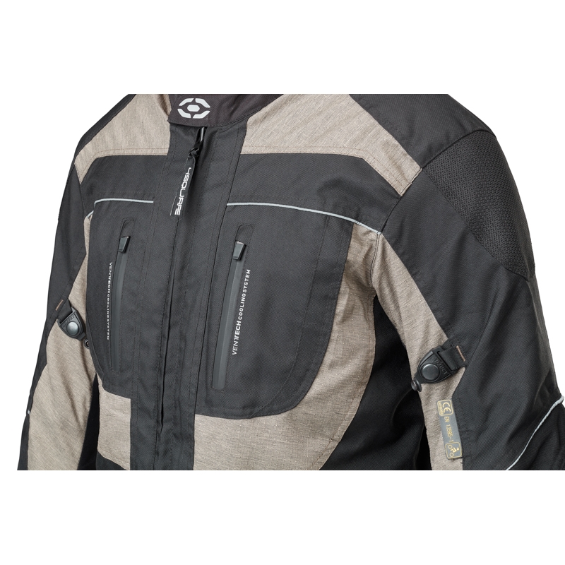 Bunda na motorku 4SQUARE Climber khaki-černá výprodej