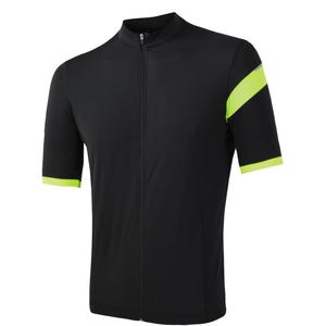 Maglia Sensor Cycling Coolmax Classic nera e gialla Saldi