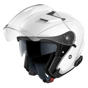 Casco moto aperto SENA Outstar S bianco lucido