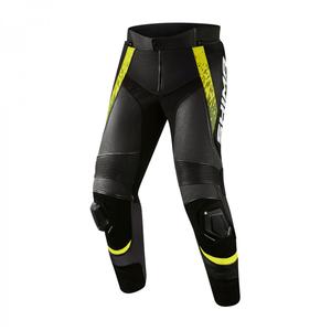 Pantaloni moto Shima STR 2.0 nero-giallo fluo