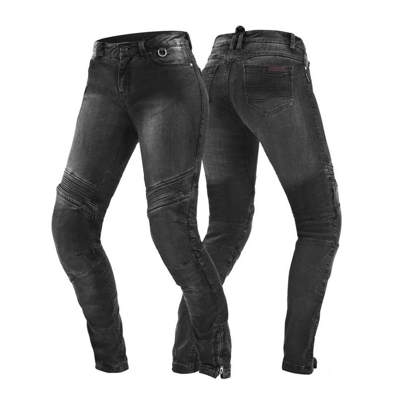 Jeans da moto da donna Shima Jess nero