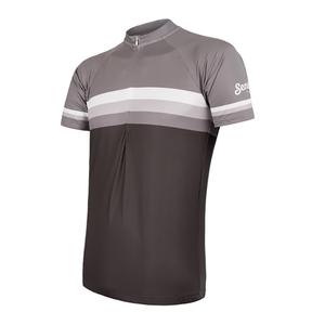 Jersey Sensor Summer Stripe nero-grigio-bianco - manica corta Saldi