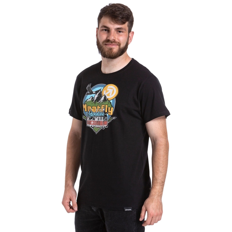 Maglietta Meatfly Mounty nero Saldi