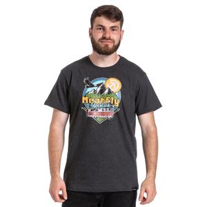 Maglietta Meatfly Mounty grigio Saldi
