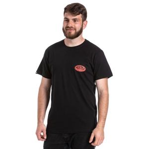 Maglietta Meatfly Ride Till Death arancione e nera Saldi