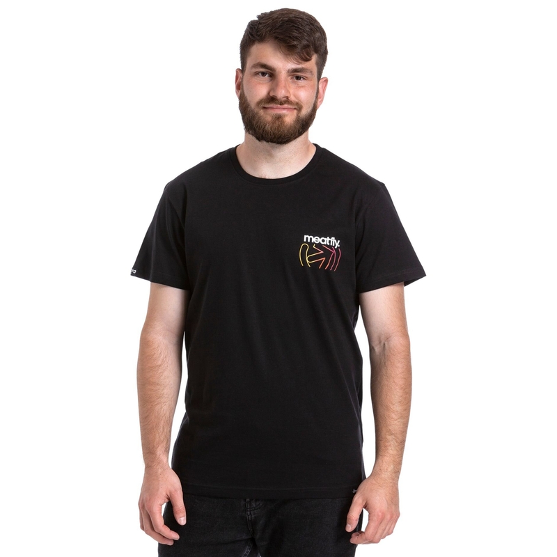 Maglietta Meatfly Marmi nero Saldi