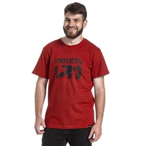 Maglietta Meatfly Podium rosso scuro Saldi
