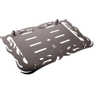 Tampone in acciaio inox per targa SK Silver Heat