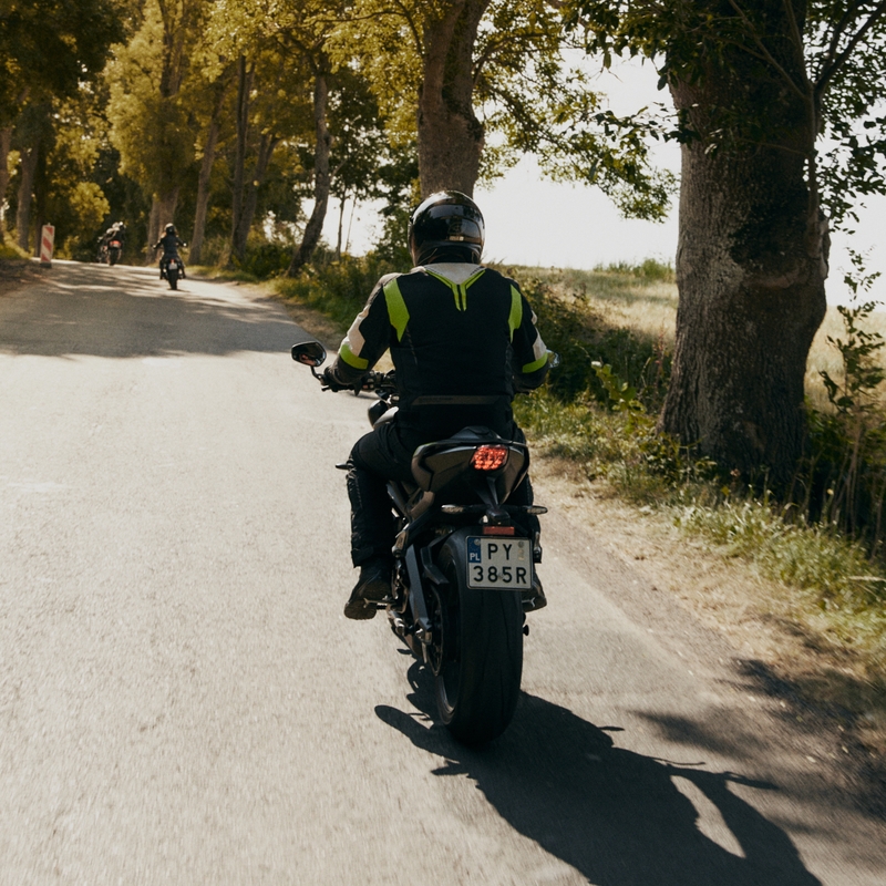 Giacca da moto Ozone Flow nero-grigio-giallo fluo Saldi