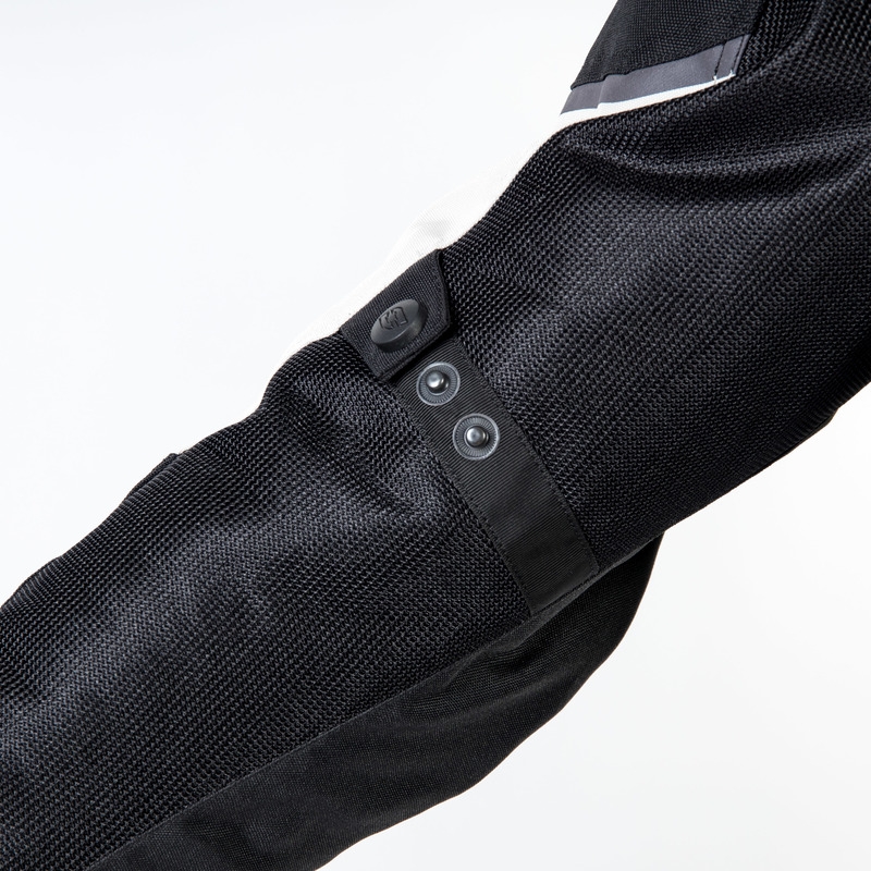 Giacca da moto Ozone Flow nero-grigio-giallo fluo Saldi