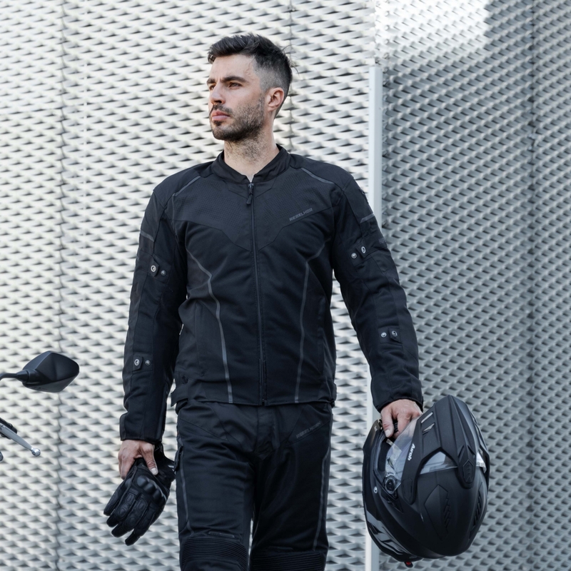 Giacca da moto Rebelhorn Hiflow IV nero Saldi