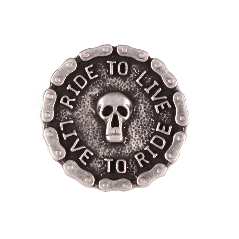 Distintivo Teschio vivo
