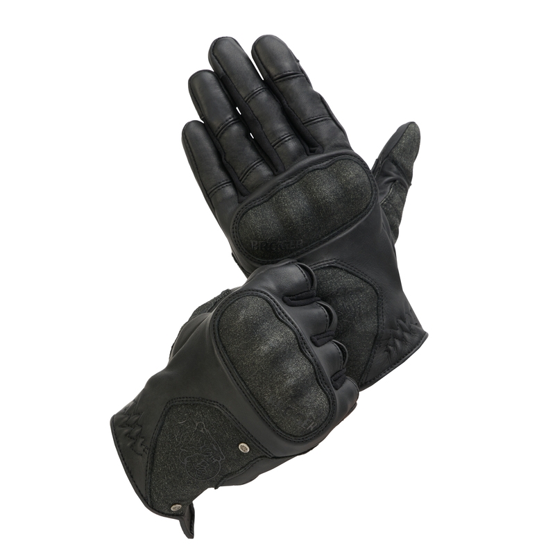 Guanti da moto neri Broger Florida Saldi