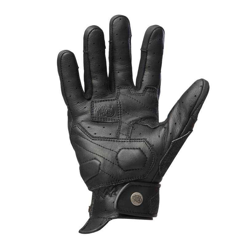 Guanti da moto neri Broger Florida Saldi