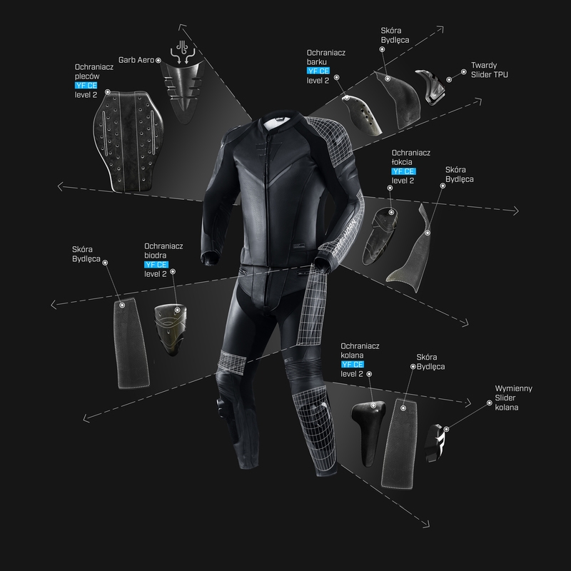 Pantaloni da moto Rebelhorn Fighter neri Saldi