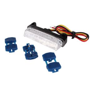 Fanale posteriore a LED R-TECH con vetro trasparente
