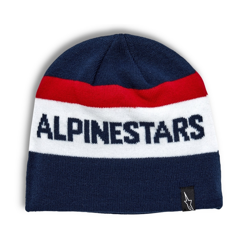 Alpinestars Stake Beanie blu-rosso-bianco