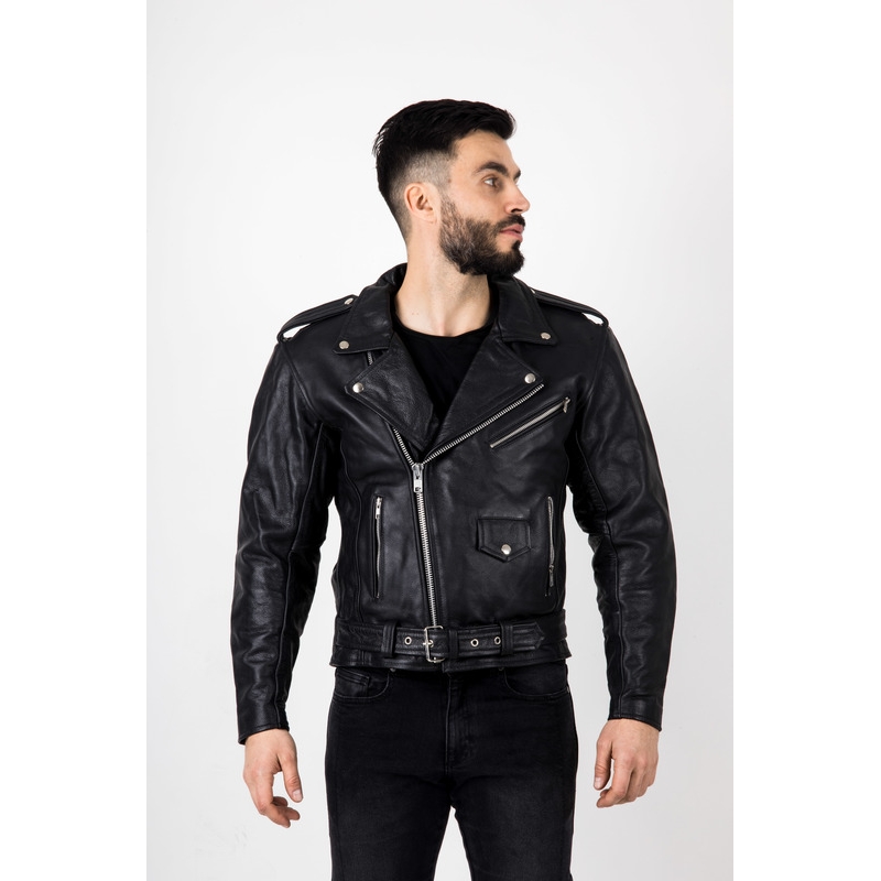 Giacca da moto Ozone Ramones nero