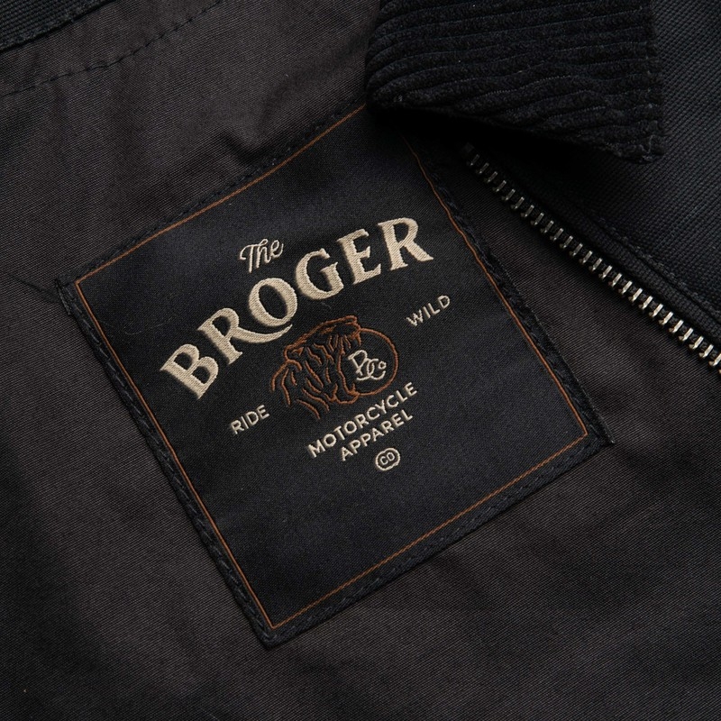 Giacca da moto BROGER Montana nero Saldi
