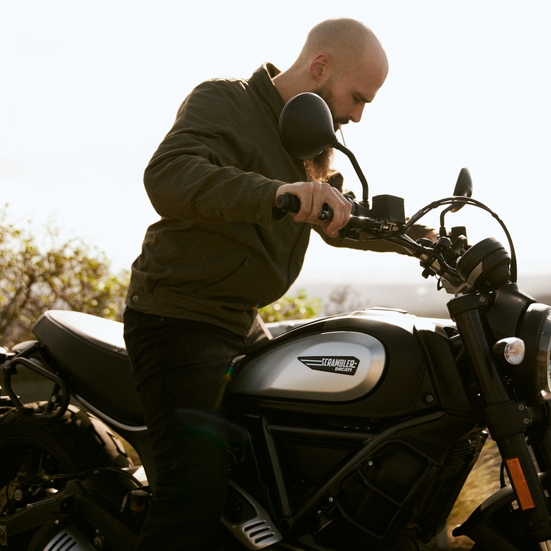 BROGER Giacca da moto Montana verde oliva Saldi