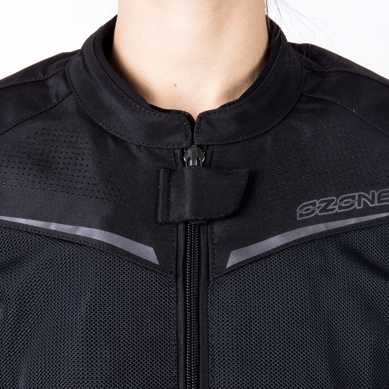 Giacca da moto Ozone Jet II nera da donna Saldi