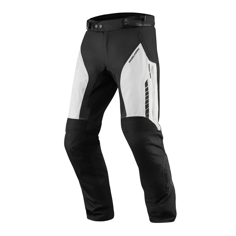 Pantaloni da moto Rebelhorn Hiker III nero-grigio Saldi
