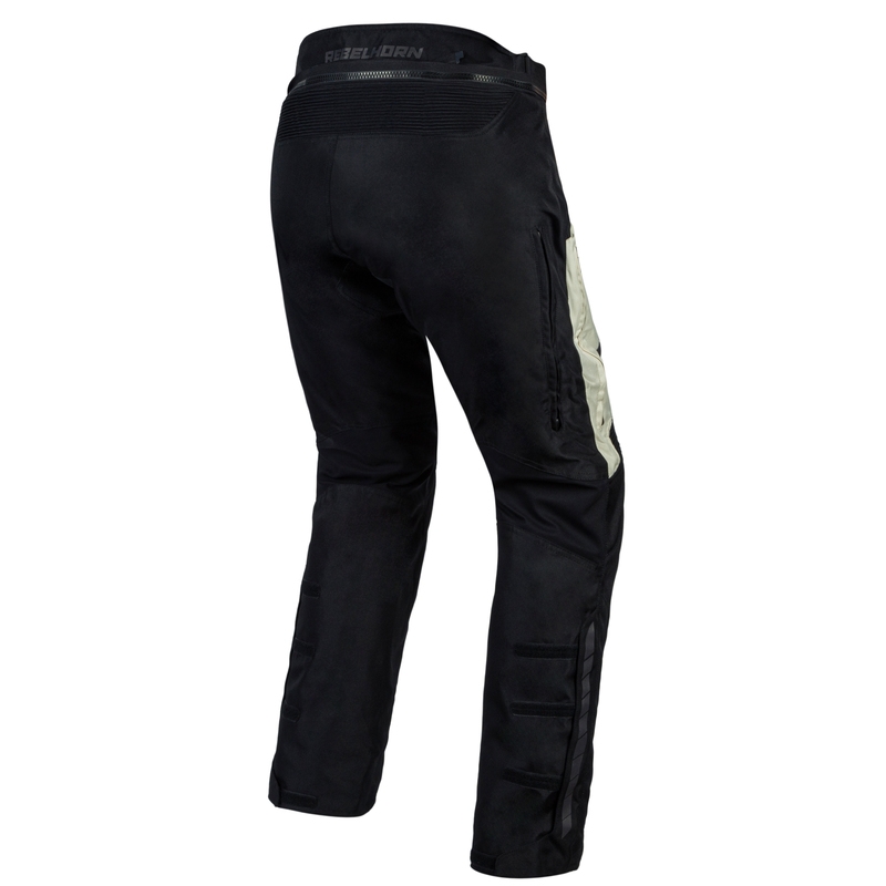 Pantaloni da moto Rebelhorn Hiker III nero-grigio Saldi