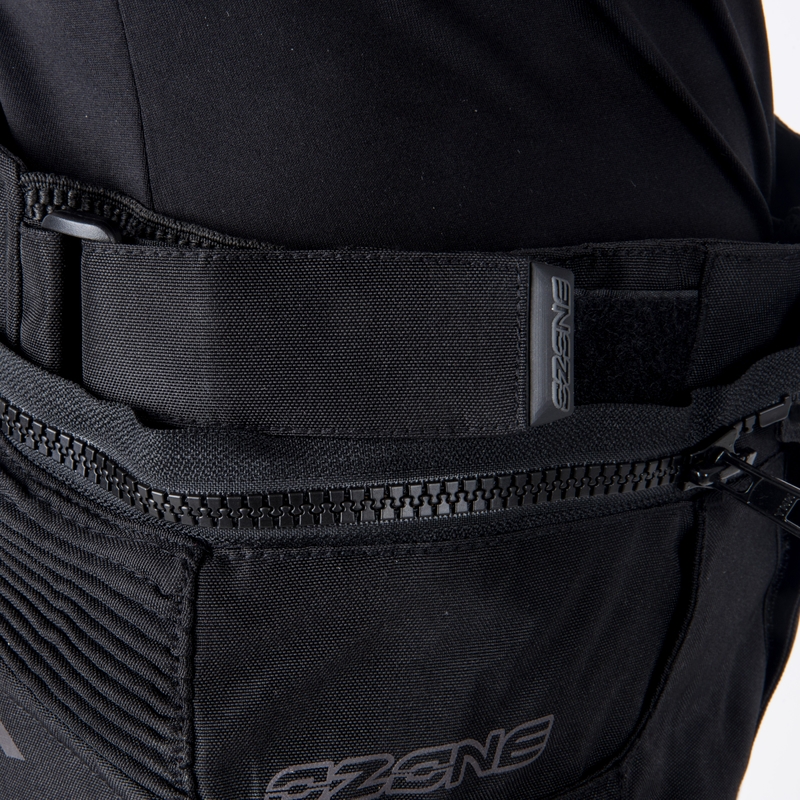 Pantaloni da moto Ozone Jet II neri da donna Saldi