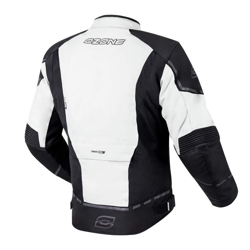 Giacca da moto Ozone Jet II grigio-nero Saldi