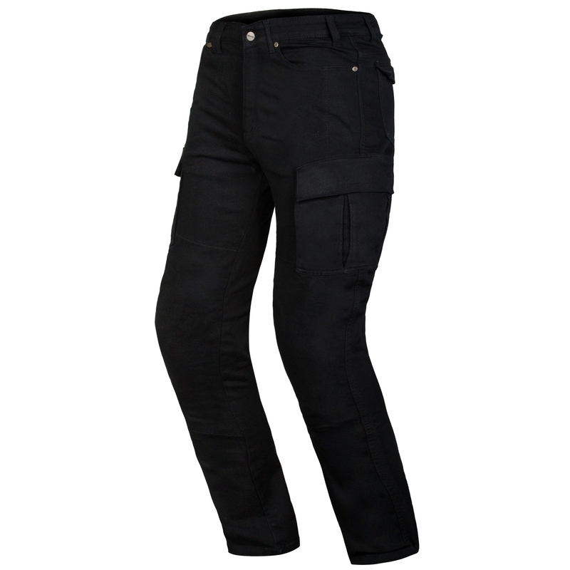 Jeans da moto Ozone Shadow II Nero Saldi