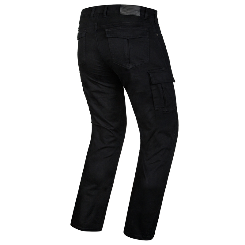Jeans da moto Ozone Shadow II Nero Saldi